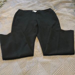 Black side zip pants